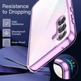 thumbnail image 6 of JETech Case for Samsung Galaxy A35 5G, Non-Yellowing Shockproof Bumper Protective Phone Cover, Anti-Scratch Hard PC Back (Purple), 6 of 6