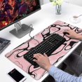 thumbnail image 2 of Pink Black Camouflage&nbsp;pad Mousewaterproof,rubber+multispandexwashable the Camouflage SeriesmousepadDesk Pad for Office Home Game 31.5x15.7inches, 2 of 7