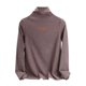 thumbnail image 2 of Ropa interior térmica para mujer, camiseta básica de cuello semialto, ropa interior térmica de manga larga de terciopelo alemán grueso, pijama de poliéster para mujer, 2 of 3