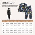 thumbnail image 6 of Bingfone Womens Pajama Sets Colorful Space Print,Long Sleeve Loungewear Pajamas Set-Small, 6 of 9