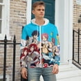 thumbnail image 3 of Fairy Tail Zip Up Hoodies Unisex Realistic 3D Print Sweatshirt Long Sleeve Hooded Jacket Coat M, 3 of 8