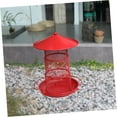 thumbnail image 2 of Bird Feeder, Metal Hanging Bird Feederr Lantern Shape Decorative Birdfeeder for Outdoor Gardening Yard Pathway Decoration, 2 of 10