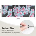 thumbnail image 5 of French Bulldog and Flower Kitchen Rug Mat,Kitchen Runner Rugs Non Skid Washable,Decorative Kitchen Floor Mats for Kitchen,Sink,Laundry,17"X47", 5 of 5