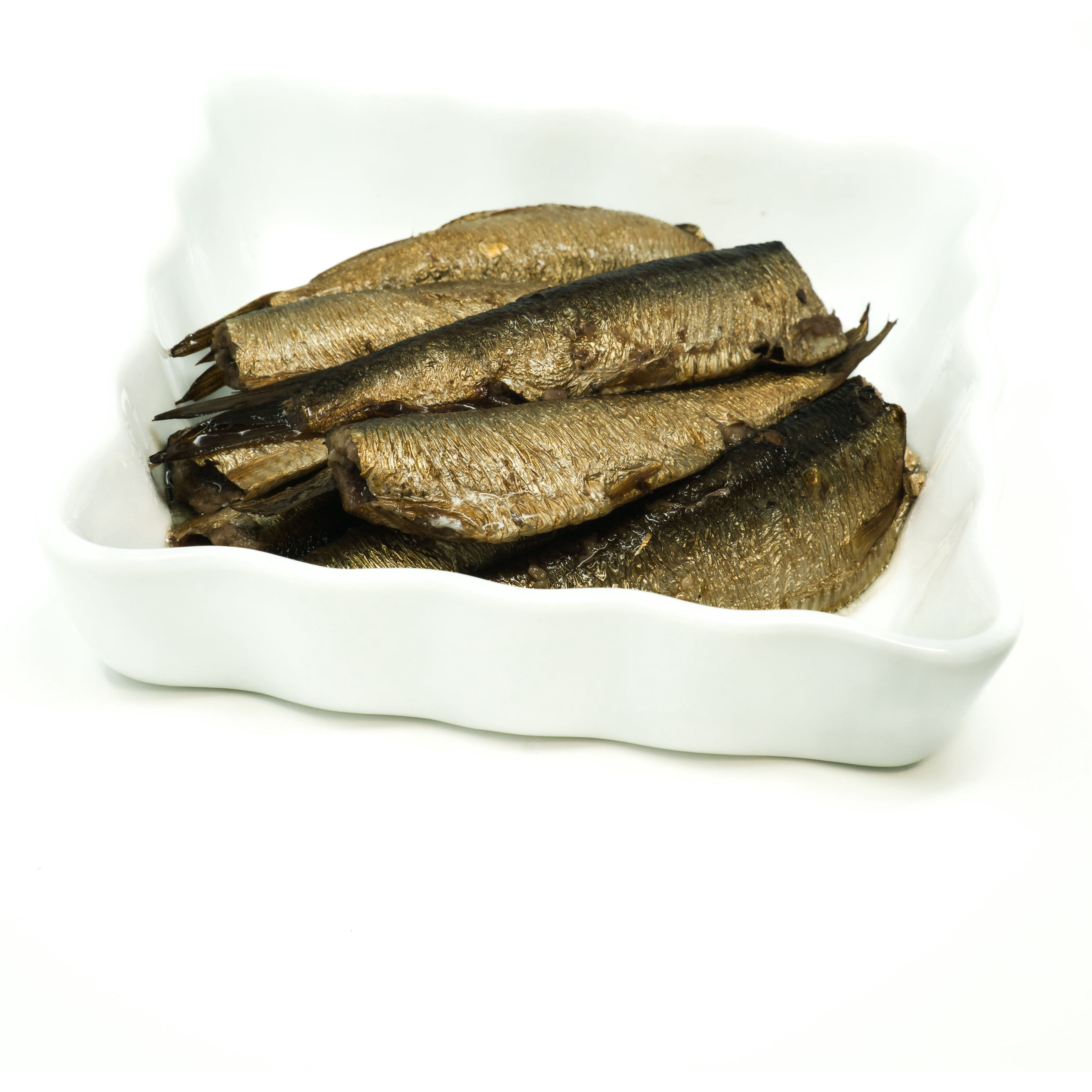 Grilled Catch Brisling Sardines Smoked in Oil, Riga Sprats 5.6 oz (Pack of 12)