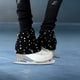 thumbnail image 5 of Calentadores de piernas para patinaje artístico, calcetines de pantorrilla, ropa ligera y cálida, accesorios anti Negro, 5 of 8