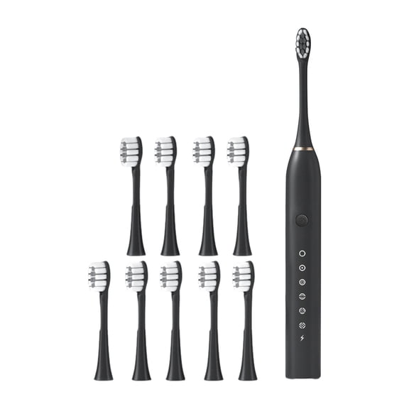 Wovilon Toothbrush Toothbrush With 10 Brush Heads 6 Cleaning Modes Upgraded Toothbrush Longer Life Faster Chargin