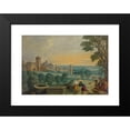 thumbnail image 2 of Johann König 24x17 Black Modern Framed Museum Art Print Titled - Rebecca and Eliezer at the Well, 2 of 5