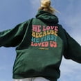thumbnail image 6 of YLLMHH Christian Hoodie Women Religious Hooded Sweatshirt Retro Bible Verse Pullover S-3XL, 6 of 6
