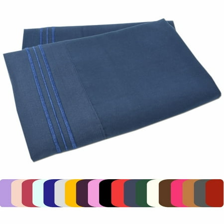 - Mezzati Soft and Comfortable Set of Two Pillow Cases – 1800 Prestige Brushed Microfiber Collection Bedding (Blue, Set of 2 Standard Size Pillow Cases)