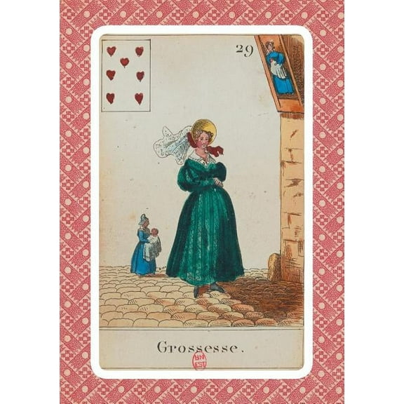 Bnf Cartes a Jouer: Carnet Blanc, Cartomancie, Grossesse, 18e Siècle (Paperback)