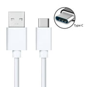 USB Type C Fast Charging Cable 6FT USB-C Type-C 3.1 Data Sync Charger Cable Cord For Samsung Galaxy S8 S8  Note 8 Nexus 5X 6P OnePlus 2 3 5 LG G5 G6 V20 HTC 10 Google Pixel XL White