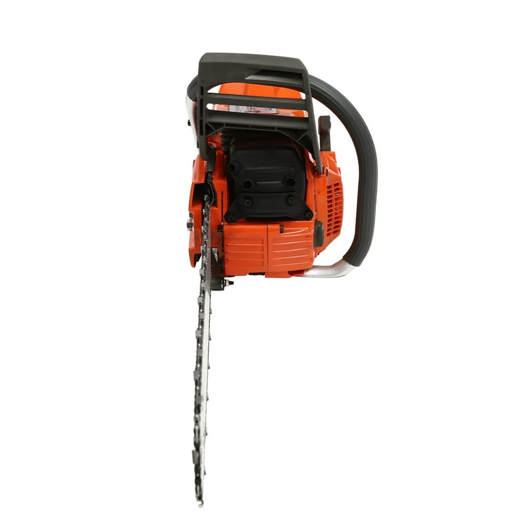 Miumaeov 3.4KW Gas Chainsaw with 24 inch Guide Bar 2 Cycle 65cc Gasoline Power Chain Saws with Security Lock for Trees Branches Trimming Wood Cutting