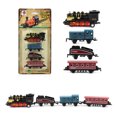 thumbnail image 1 of Steam Train Toys,Simulation Retro Steam Train Simulation Steam Train Model Toys Simulation Retro Steam Train Toy Kit Ultimate Comfort, 1 of 8
