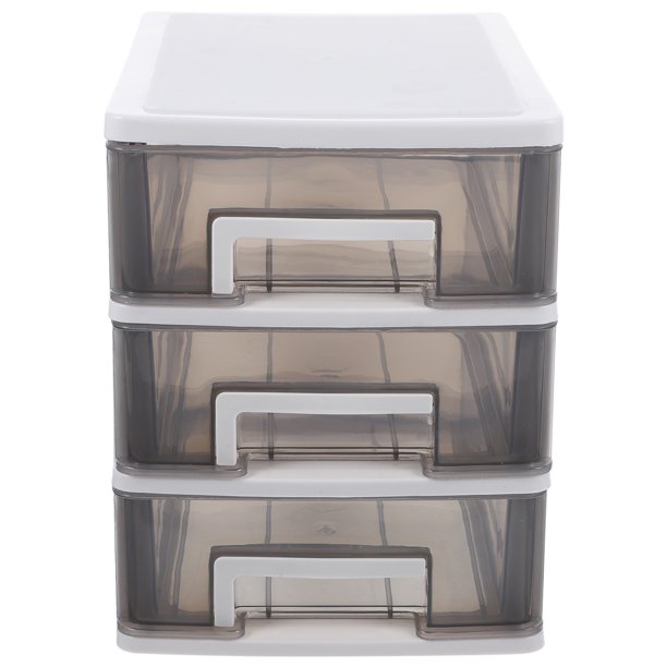 unbranded Caja De Almacenamiento Plástica Para Para Oficina Y Hogar Con Varios Compartimentos