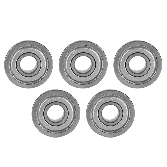 Rodamiento de bolas con brida de 5 piezas para equipos de robots de entretenimiento de transmisión 12x32x10 mm/0,5x1,3x0,4 pulgadas