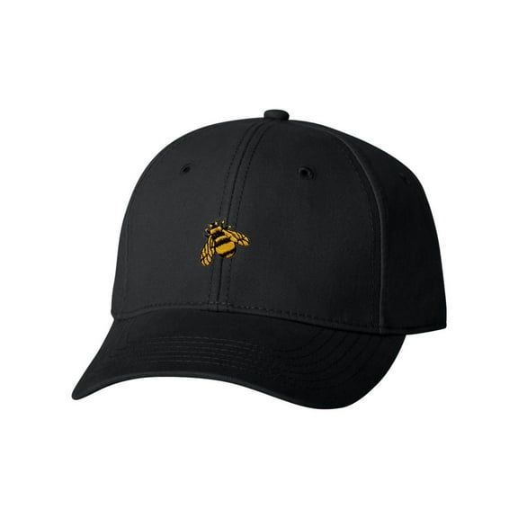 Adult Bumble Bee Embroidered Dad Hat Structured Cap