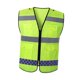 thumbnail image 2 of Chaleco reflectante con cremallera, ropa cómoda, alta visibilidad para correr, senderismo, pasear perros, topógrafo, guardia de , Xl SG, 2 of 8