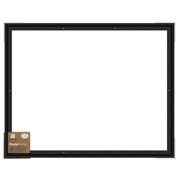 Ampersand Floaterframe - Bold, Black, 24" x 30", 1-1/2"