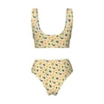 thumbnail image 5 of Daiia Sea Turtle And Whale Women's Bikini Set Two Piece Swimsuit High Waisted Bikini Adjustable Straps Bikini Perfect for Beach, Pool, and Summer Vacation-Large, 5 of 9
