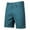 A28 Blue, variant on Men's Summer Shorts Breathable Cotton Shorts with Roll-Up Hem Designed for Beach Vacation and Outdoor Activities in Warm Weather