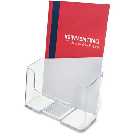 Deflecto Single Compartment DocuHolder, Clear, 1 Each (Quantity)