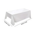 thumbnail image 4 of Premium Disposable Plastic Tablecloth 54 inch x 72 inch Decorative Rectangle Table Cover (1pc Green), 4 of 6