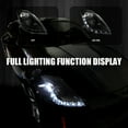 thumbnail image 2 of Spec-D Tuning LED Turn Signal Black Projector Headlights Compatible with 2006-2009 Nissan 350Z with Factory HID Headlights, Left + Right Pair Headlamps Assembly, 2 of 5
