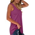 thumbnail image 3 of Womens Racerback Tank Tops Loose Fit Causal Summer U Neck, 3 of 5