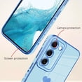 thumbnail image 2 of Samsung Galaxy S23 5G Case Love Heart 6D Plating Electroplate Luxury Elegant Case Camera Protector Soft TPU Shockproof Protective Corner Back Cover -Blue, 2 of 10