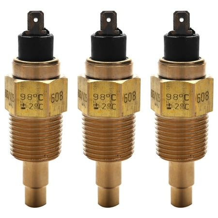 

3X Vdo 1/2 Npt 21mm Thread Engine Oil Temperature Sensor Water Temperature Sensor for Generator Set