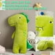 thumbnail image 2 of Almohada de peluche de dinosaurio (50 cm) Funda de cinturón de seguridad de viaje y cojín Almohada de viaje de peluche de dinosaurio para niño Cinturón de seguridad, 2 of 5