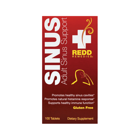 Redd Remedies Adult Sinus Support 100 Tabs (Best Medicine For Food Allergy)