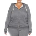 thumbnail image 4 of White Mark Women's Plus Size Burnout Jogger Set, 4 of 7