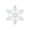 A002-12Pc White, variant on LED Snowflake Wall Lights Set of 12, Blue & White Mix Remote Controlled Glowing Snowflake Decor, Peel and Stick Wall Window Ceiling Christmas Lights Winter Decor