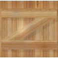 thumbnail image 5 of 21 1/2"W X 21"H Timbercraft Four 5 3/8" Boards Joined Board-N-Batten Shutters W/Z-Bar, Rough Sawn Western Red Cedar (Per Pair), 5 of 13