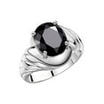 thumbnail image 3 of RYLOS Bagues pour Femmes Bague en Or Blanc 14K Style Classique de Designer Ovale 12X10MM Bague Solitaire en Pierre Précieuse Onyx d'Octobre Bijoux pour Femmes Taille 11.5, 3 of 7
