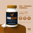 thumbnail image 2 of (2 Pack) IronVision Capsules – Daily Eye Care Formula with Original Blend to Support Visual Wellness, Eye Comfort & Healthy Vision | Just 2 Gentle, Easy-to-Swallow Pills (120 Capsules), 2 of 12