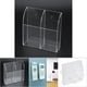 thumbnail image 5 of M Buder Caja de Almacenamiento para Control Remoto de Acrílico Transparente Soporte Organizador de Pared 2 Compartimentos, 5 of 6