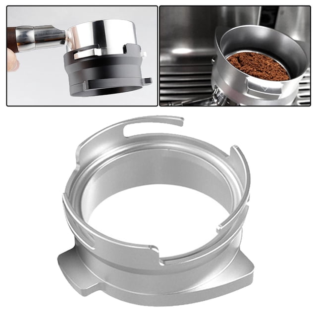 Embudo dosificador de aleación de aluminio de 54mm, accesorios para máquina expreso, anillo dosificador inteligente , Soledad Embudo dosificador de café