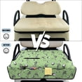 thumbnail image 5 of HUIACONG Green Skull Golf Golf Cart Seat Covers Portable Breathable Golf Cart Seat Covers Club Car Anti-Slip Comfortable Fit Most Cars EZGO Yamaha Club Car, 5 of 7