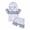 a1-White, variant on KPOPLK Toddler Baby Boy Clothes Summer Outfits Short Sleeve Hooded T Shirt Tops Casual Shorts Set 2Pcs Little Boy Clothes(12-18 Months,White)