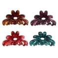 thumbnail image 4 of Pinza Para Cabello Macarena Floral Acrílico Grande 1 Pie Rojo, 4 of 8