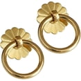 thumbnail image 1 of tiradores de anilla vintage para cajón de tocador, armario, puerta, puerta, muebles, con tornillos, para cocina, cajón, armario, aparador., 1 of 3