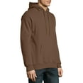 thumbnail image 4 of Hanes Men's and Big Men's Ecosmart Fleece Pullover Hoodie Sweatshirt, up to Size 5XL, 4 of 6