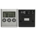 thumbnail image 3 of Food Thermometers Meat Thermometer Probe with LCD Display Stainless Steel Long Food Temperature Probe for BBQ Oven, 3 of 7