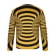 thumbnail image 5 of Blusas y camisas de manga larga con cuello redondo para hombre, blusa informal de manga larga con cuello redondo y estampado., 5 of 5