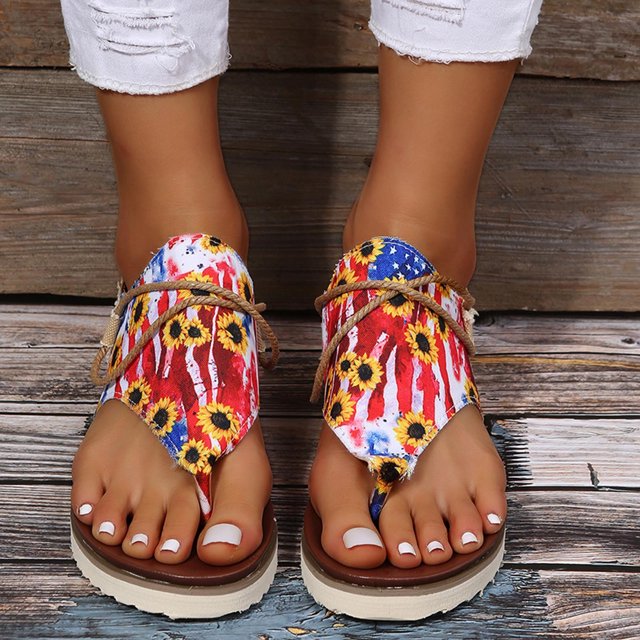 Zapatos de girasol con punta de clip de verano para mujer Sandalias planas cómodas con cremallera Sandalias de playa informales Wmkox8yii nm5632