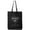 Black, variant on Healthcare Hero Cotton Canvas Tote Bag