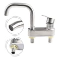 thumbnail image 4 of Bgsha 304 Stainless Steel Basin Faucet Sink Faucet Tap Cold and Hot Mixer Tap, 4 of 7
