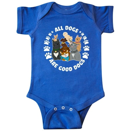 

Inktastic All Dogs are Good Dogs with Cute Dog Family Gift Baby Boy or Baby Girl Bodysuit